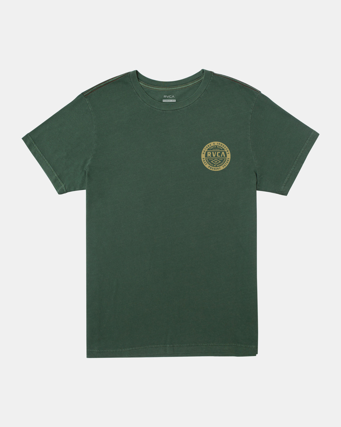 RVCA Standard Issue Men's Tee - College Green Mens T Shirt