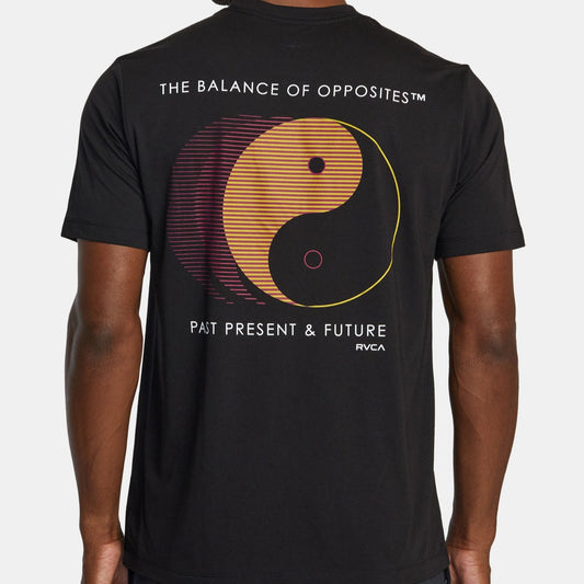 RVCA Ying Yang Pin Men's Tee - Black Mens T Shirt