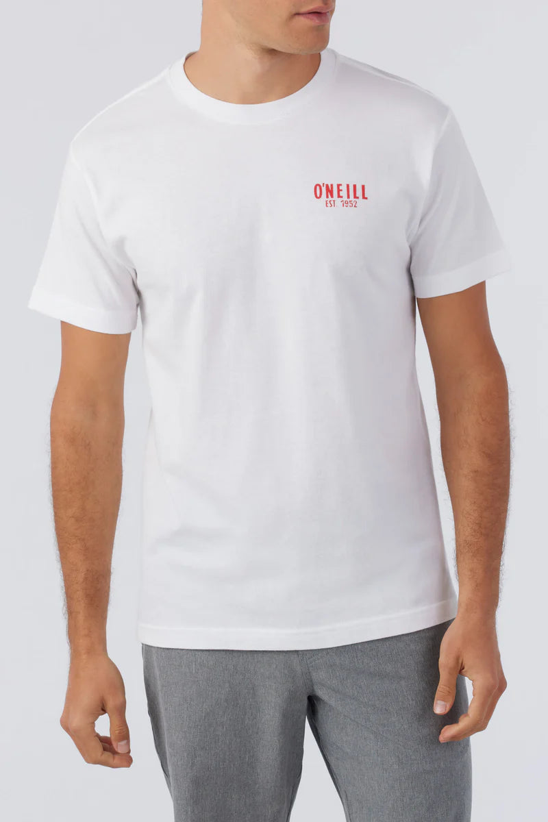 O'Neill Baja Men's Tee - White Mens T Shirt