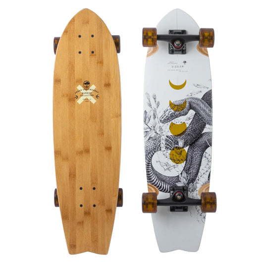 Arbor Sizzler Bamboo 30.5" Skateboard - Wood Longboard Skateboard