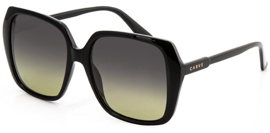 Carve Ebony Polarized Sunglasses - Gloss Black Sunglasses