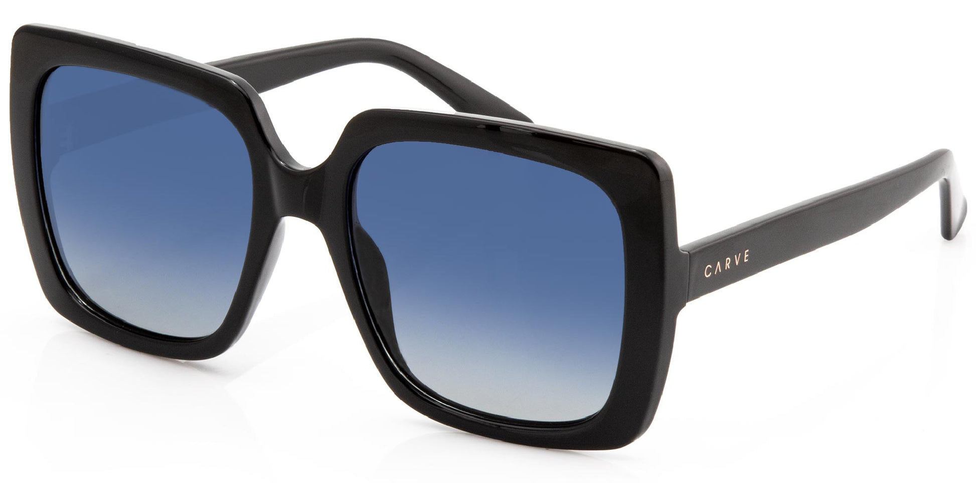 Carve Luna Polarized Sunglasses - Gloss Black Sunglasses