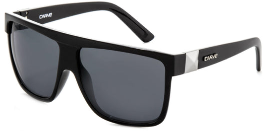 Carve Rocker Polarized Sunglasses - Black Grey Sunglasses