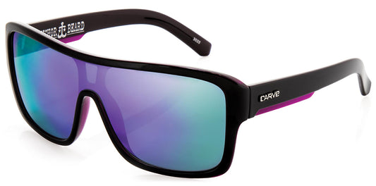 Carve Anchor Beard Polarized Sunglasses - Black Blue Iridium Sunglasses