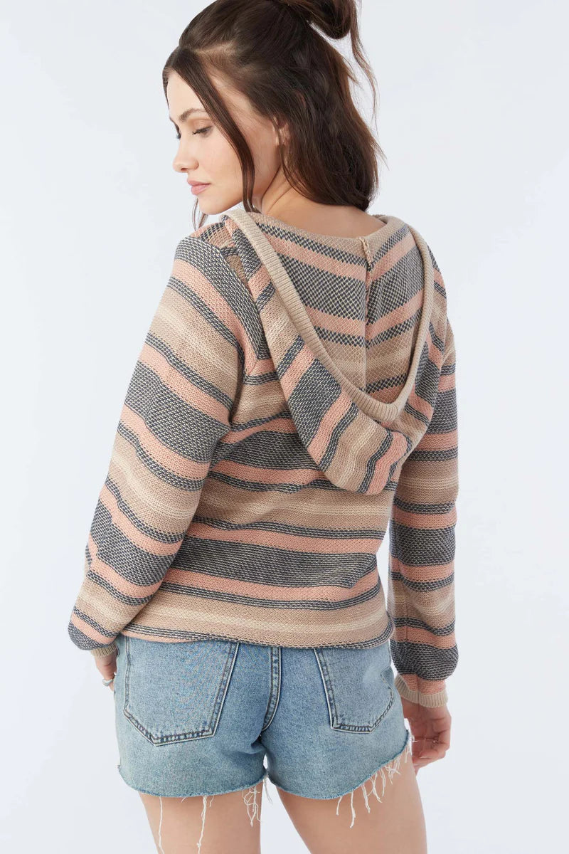 Oneill Catamaran Hooded Sweater - Cement womens sweater