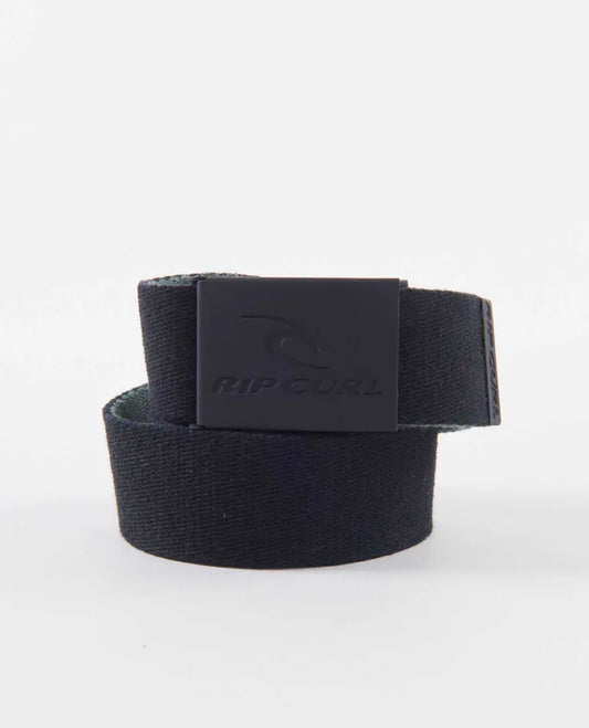 Rip Curl Reversible Web Belt - Black / Grey mens belt