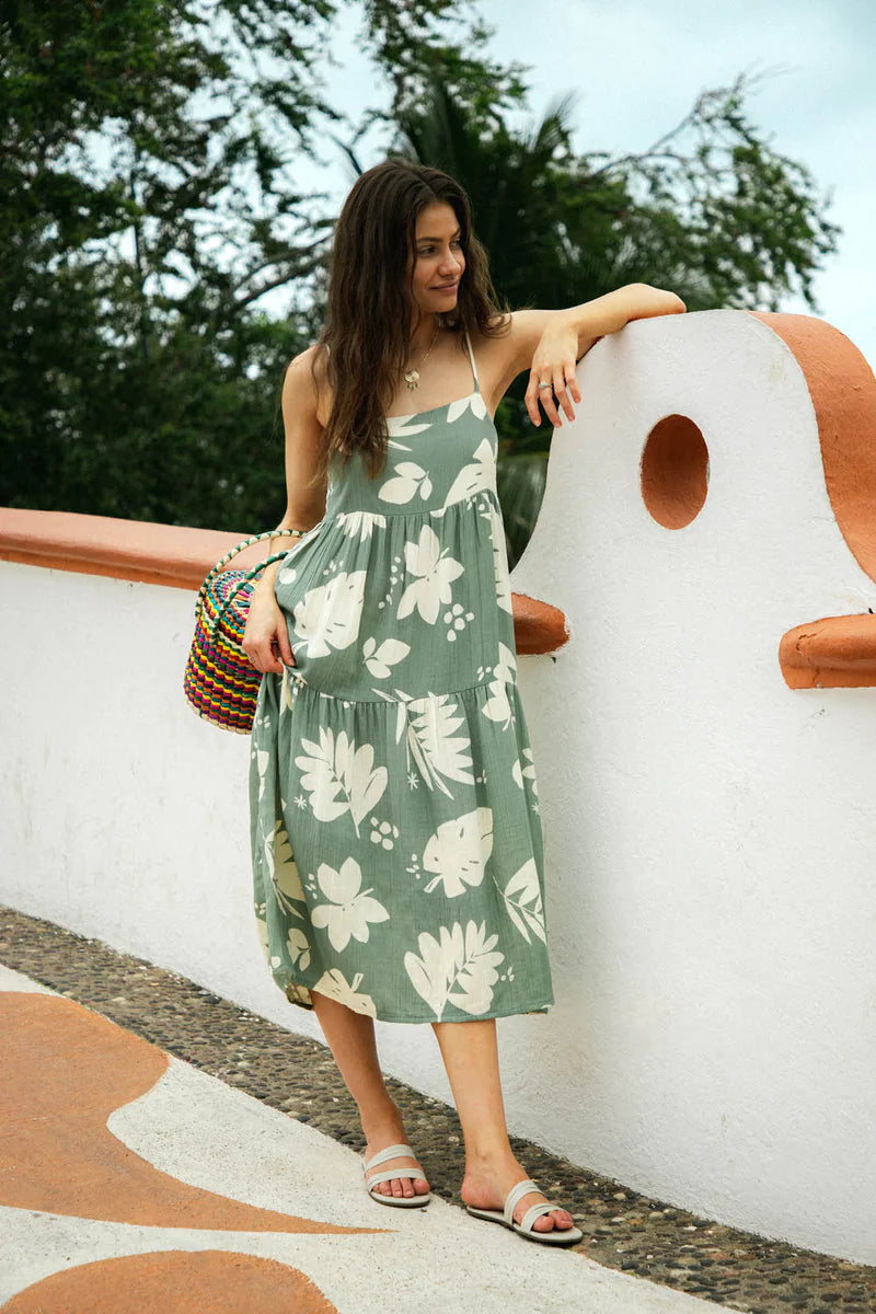 Oneill Cecily Dress - Lilly Pad Green Dress