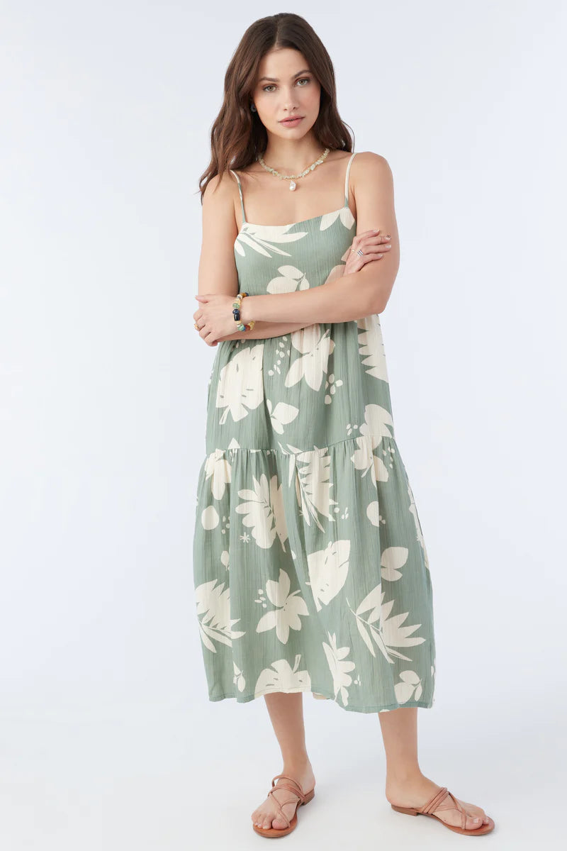Oneill Cecily Dress - Lilly Pad Green Dress