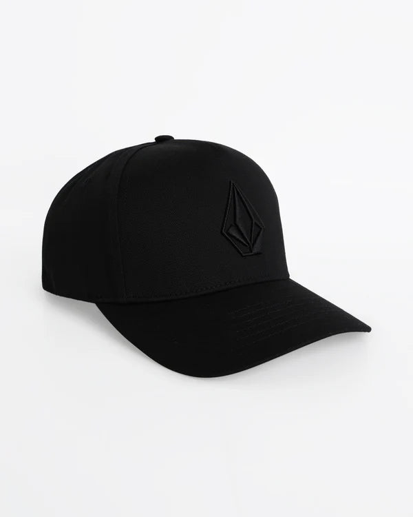 Volcom Keoki Stone Snapback Hat - Black Mens Hat