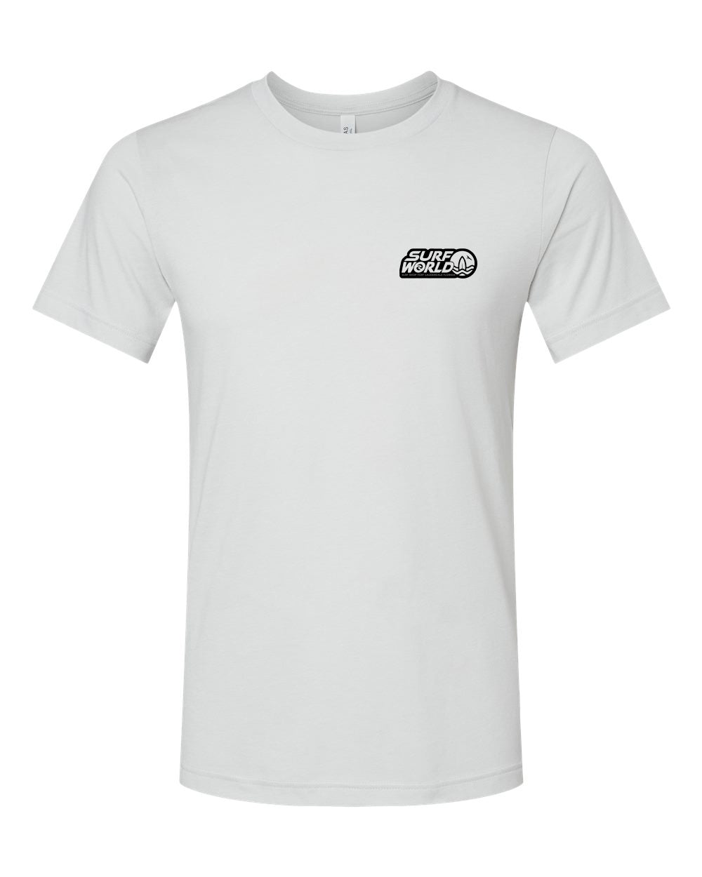 Surf World Hey Tiger Tee - Heather Silver Mens T Shirt