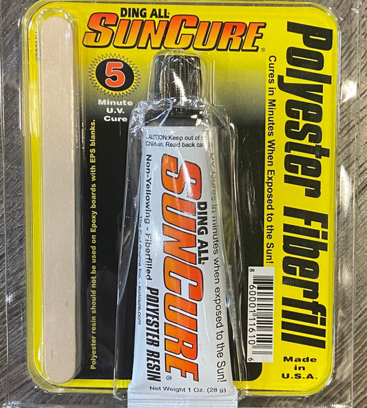Sun Cure Polyester Resin Mini Tube DASM70 Ding All Surfboard Repair