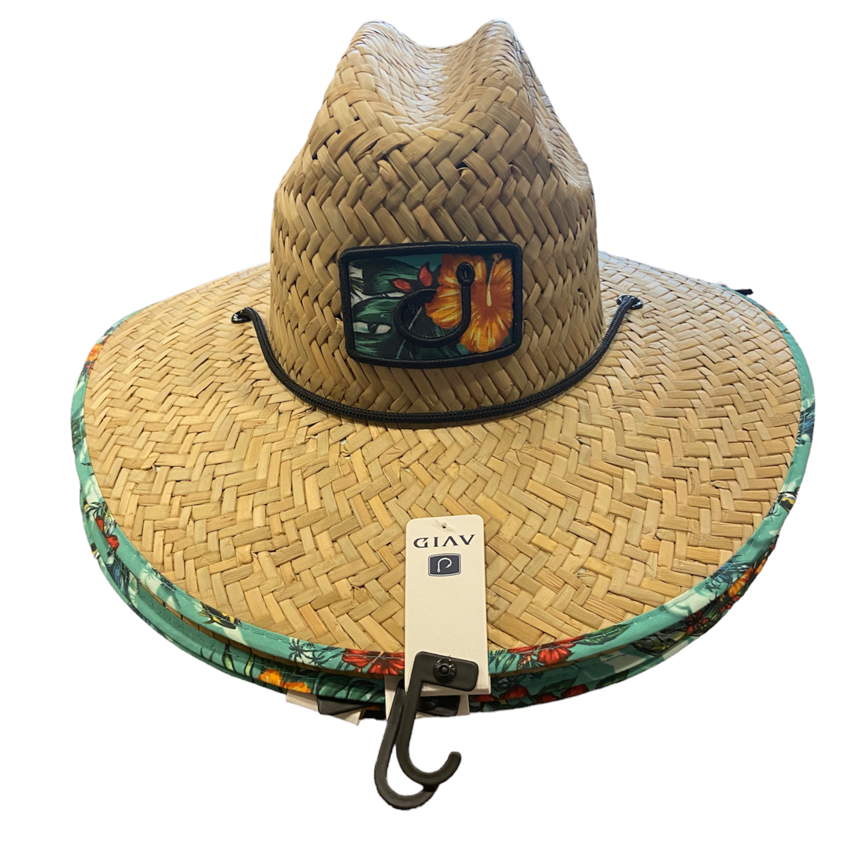 Avid Sundaze Straw Hat - Hibiscus Honey or Blue Heaven Mens Hat Hibiscus Honey