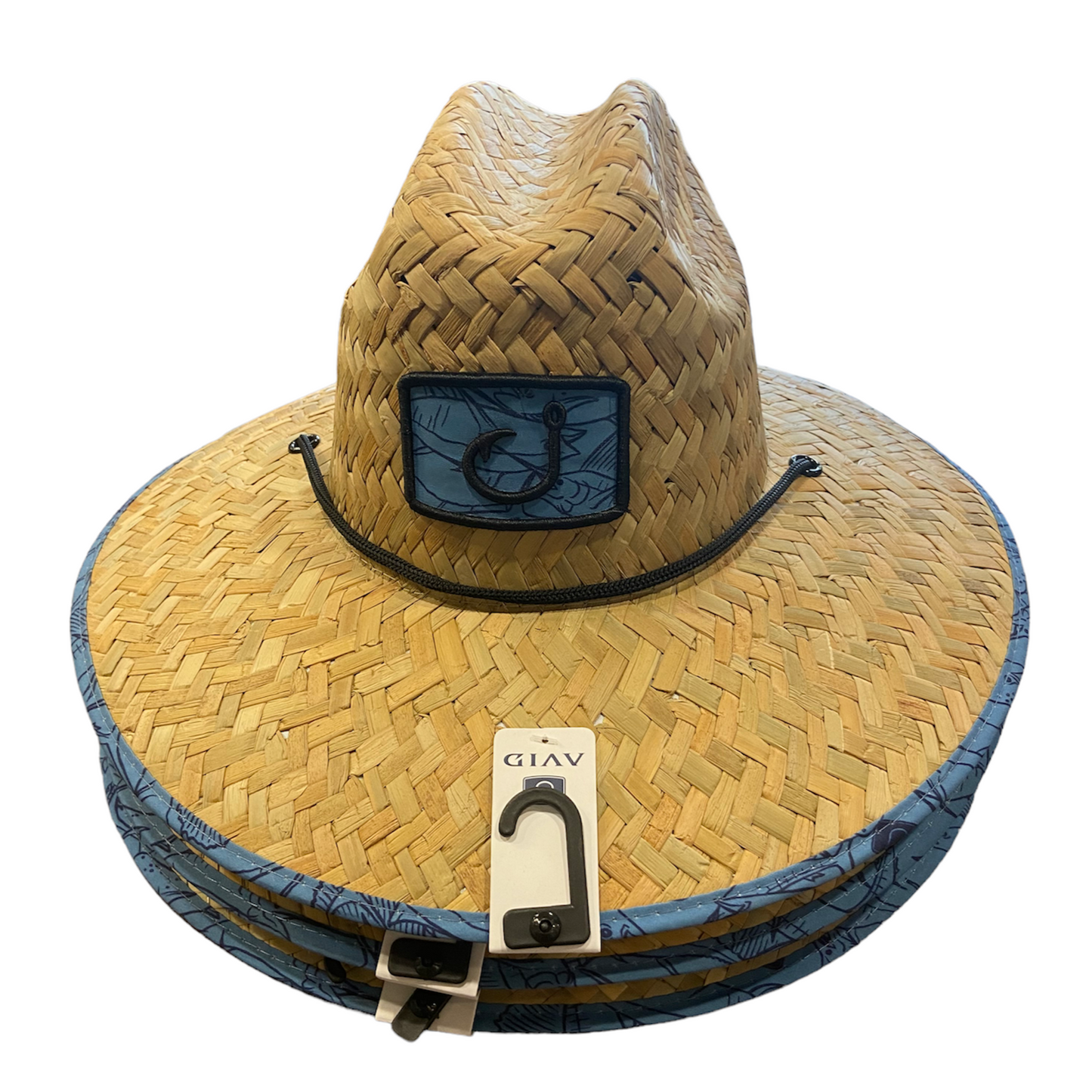 Avid Sundaze Straw Hat - Hibiscus Honey or Blue Heaven Mens Hat Blue Heaven