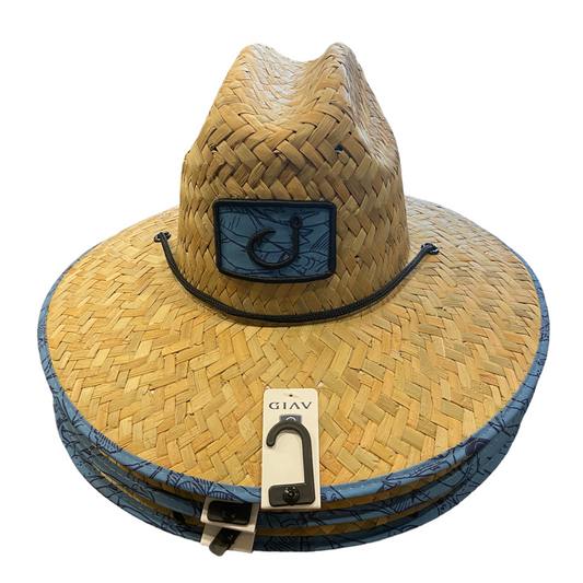 Avid Sundaze Straw Hat - Hibiscus Honey or Blue Heaven Mens Hat