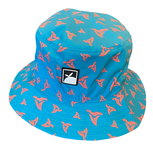 Flomotion Toothy Bucket Hat - Blue tooth print Mens Hat