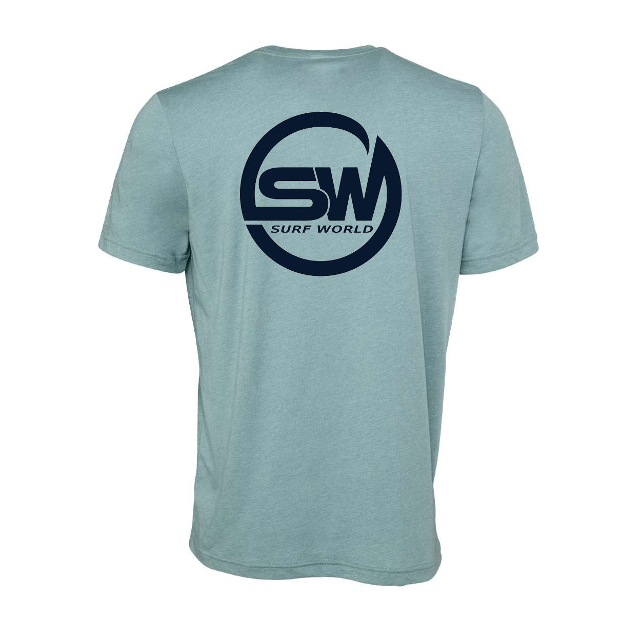 Surf World Circle Logo Tee Shirt - Sand - Lagoon Mens T Shirt