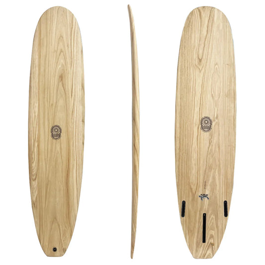 Surfboard Trading Company 8′ The Baby Log Mini Longboard – Paulownia Wood Surfboard