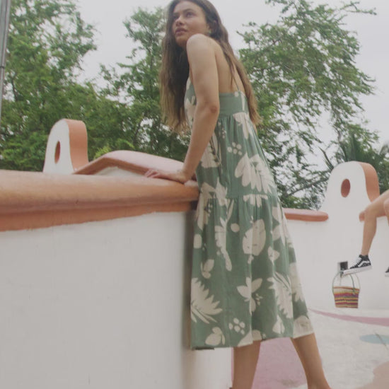 Oneill Cecily Dress - Lilly Pad Green Video