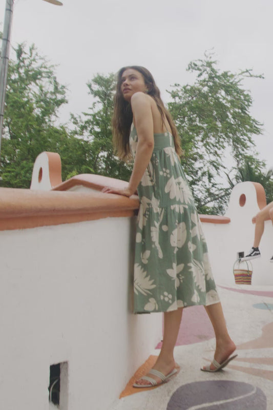 Oneill Cecily Dress - Lilly Pad Green Video