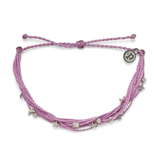 Pura Vida Celestial Malibu Silver Bracelet - Purple Jewelry