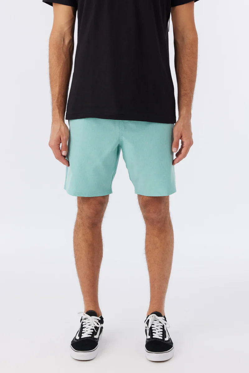 Oneill Reserve Elastic E Waist Hybrid 18" Shorts - Aqua Wash Mens Shorts