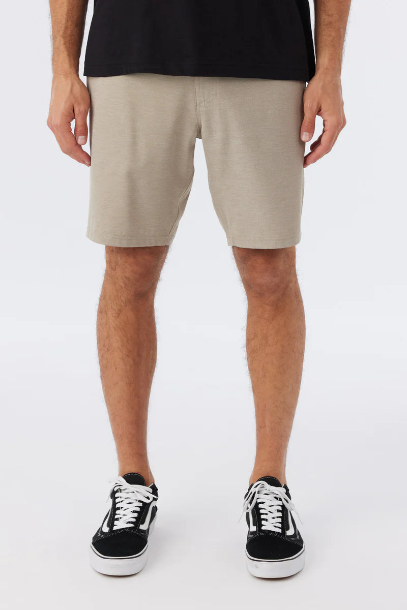 O'neill Reserve Light Check 19" Shorts - Dark Khaki Mens Shorts