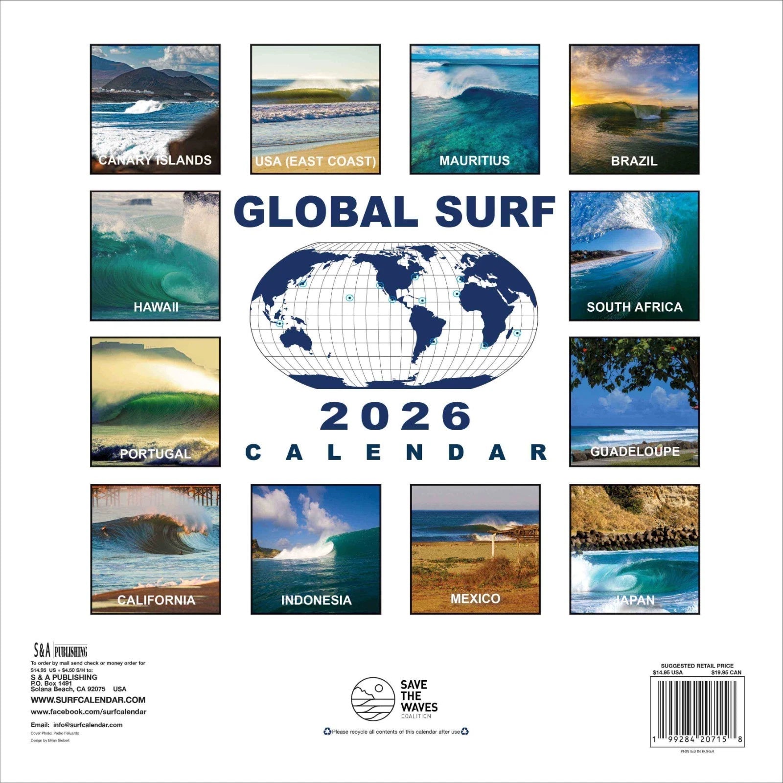 Global Surf Calendar 2026 Misc