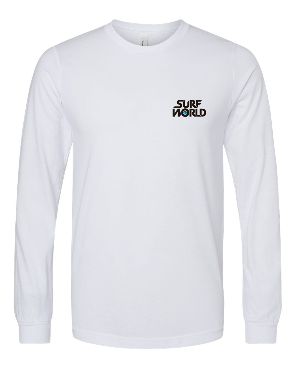 Surf World Salt Water Cowboy Flats Boat Long Sleeve Tee - White Mens Longsleeve Tee