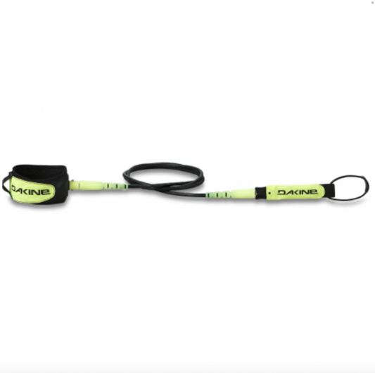 Dakine Pro comp 6' x 3/16 Surf Leash - Ast Colors Surf Leash Electric Blk Yel