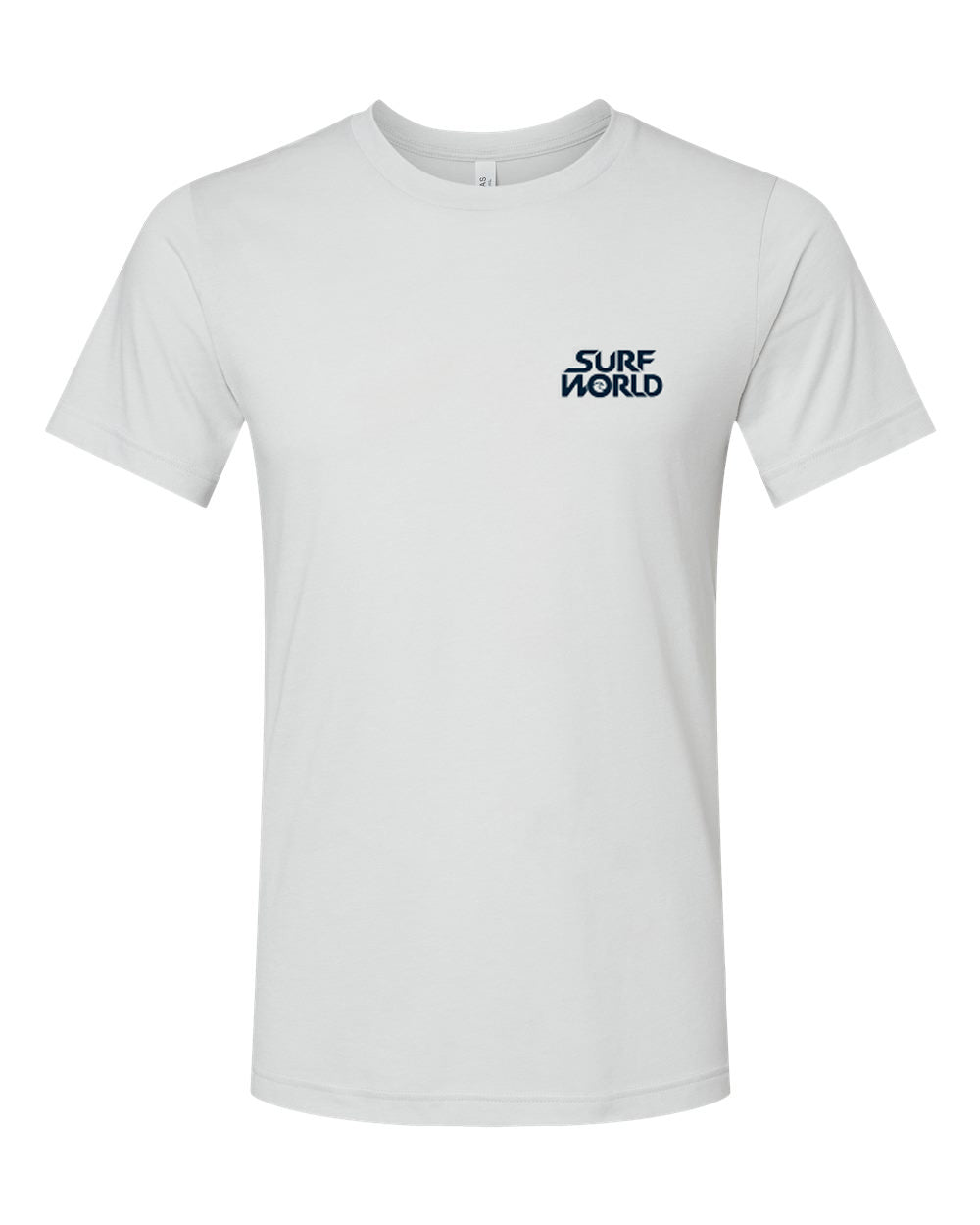 Surf World Surfer Sea Gull Tee - Light Silver Mens T Shirt