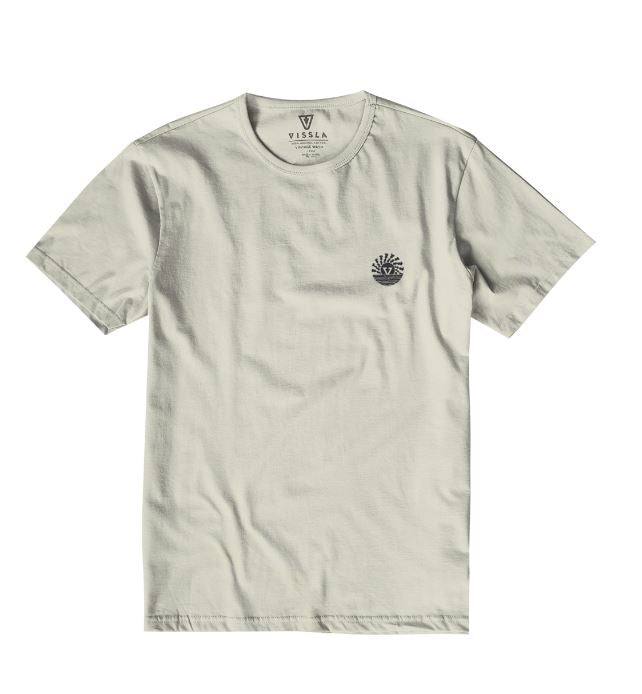 Vissla Solar Spin Organic SS Mens T Shirt - Bone Mens T Shirt