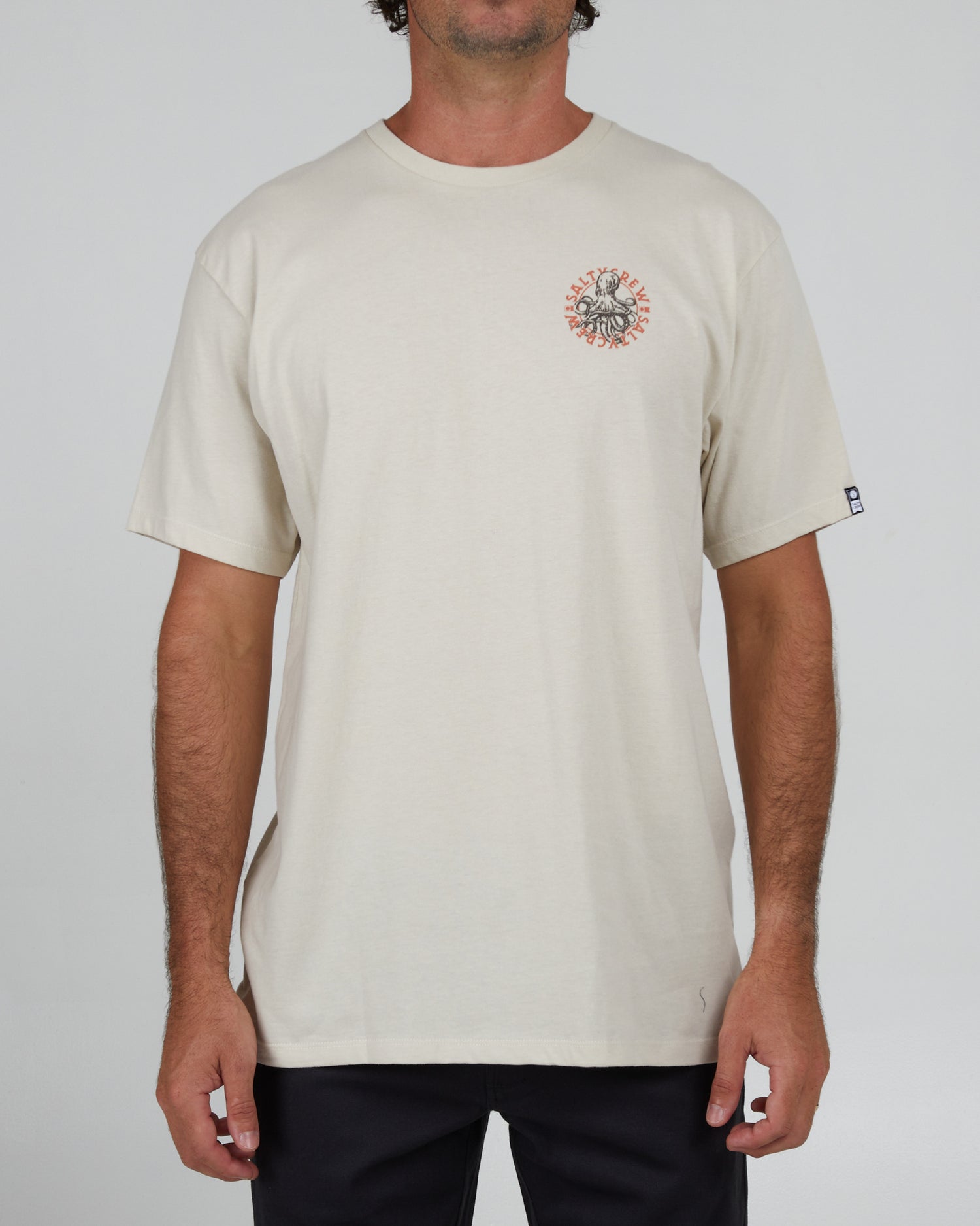 Salty Crew Tentacles Men's S/S Premium Tee- Bone Mens T Shirt