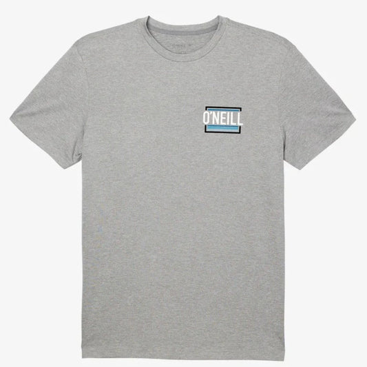 O'Neill Trvlr Staple UPF 50+ Men's Tee - Heather Grey Mens T Shirt