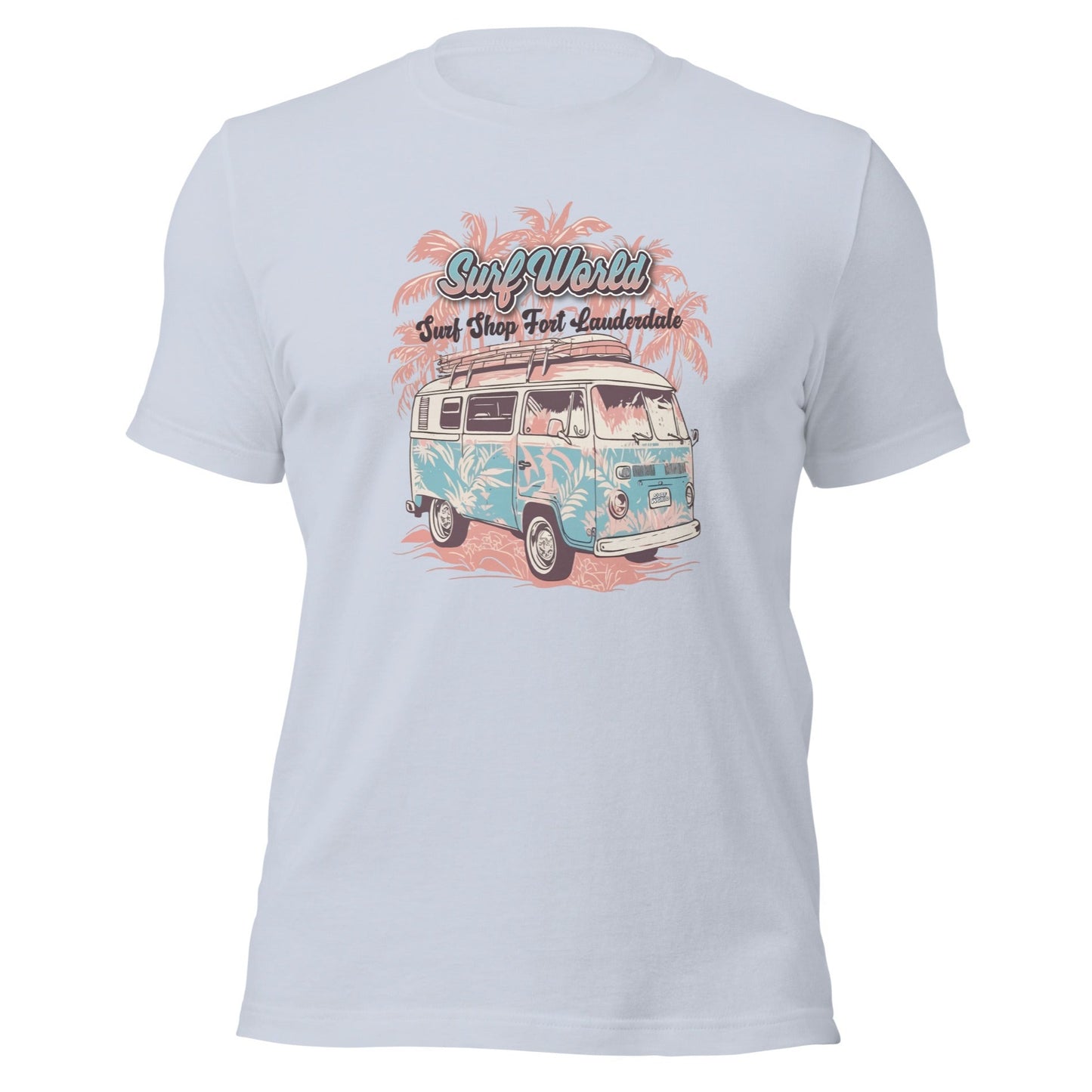 Surf World Floral VW Bus Unisex t-shirt Mens T Shirt