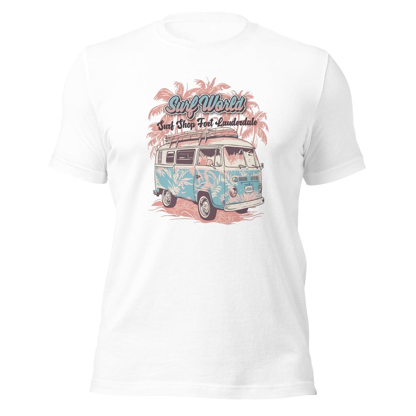 Surf World Floral VW Bus Unisex t-shirt Mens T Shirt
