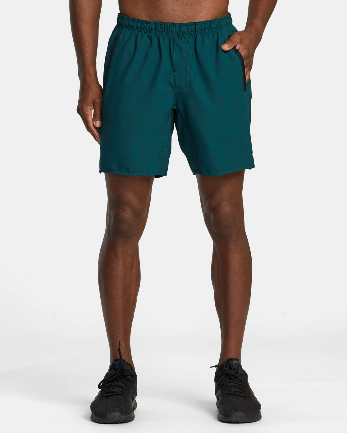 RVCA Yogger Stretch 17" Shorts - Deep Sea Green Mens Shorts