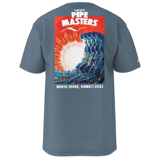 VANS 2023 Pipe Masters Poster Tee-Shirt - Blue Mirage Mens T Shirt