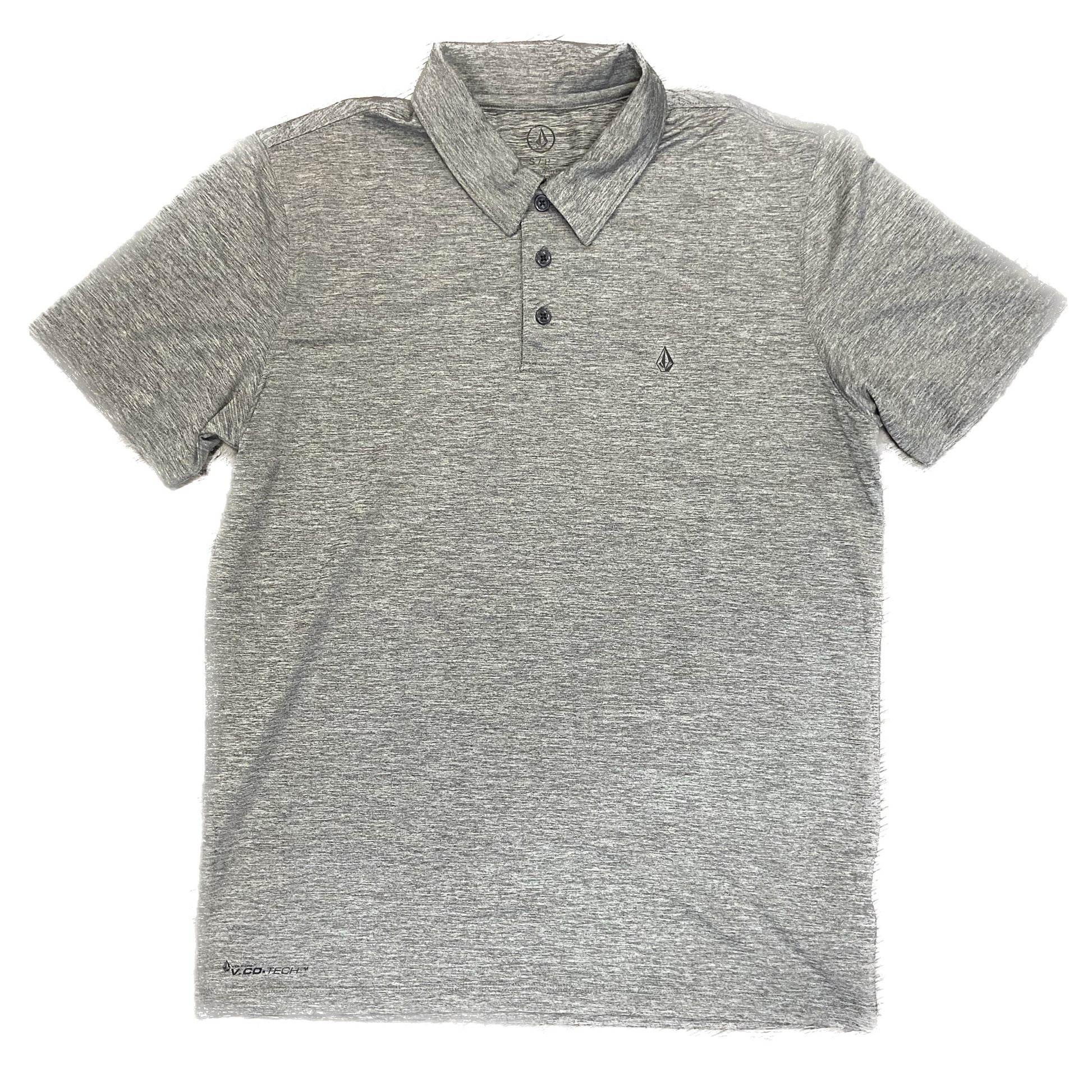 Volcom Hazard Pro Polo - Moonbeam Grey Heather Mens Shirt