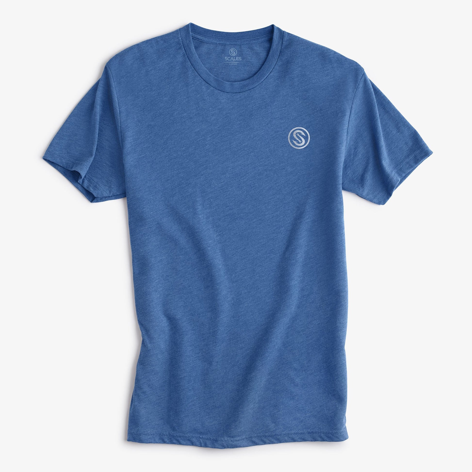 SCALES Surf and Slay Men's Vintage Triblend Tee Shirt - Vintage Royal Mens T Shirt