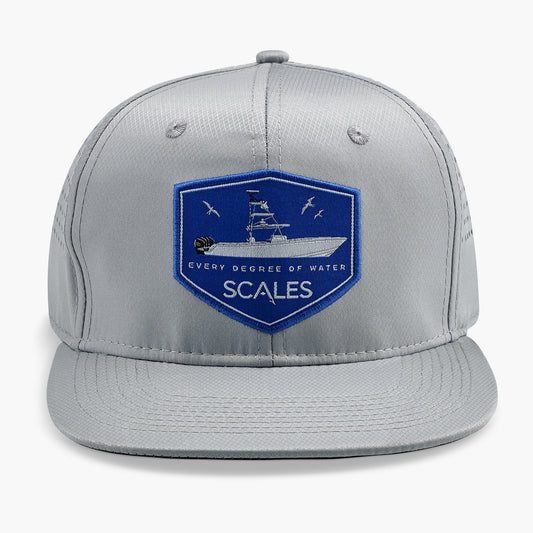SCALES Throttles Down Pro Snapback Hat - Cool Grey Mens Hat