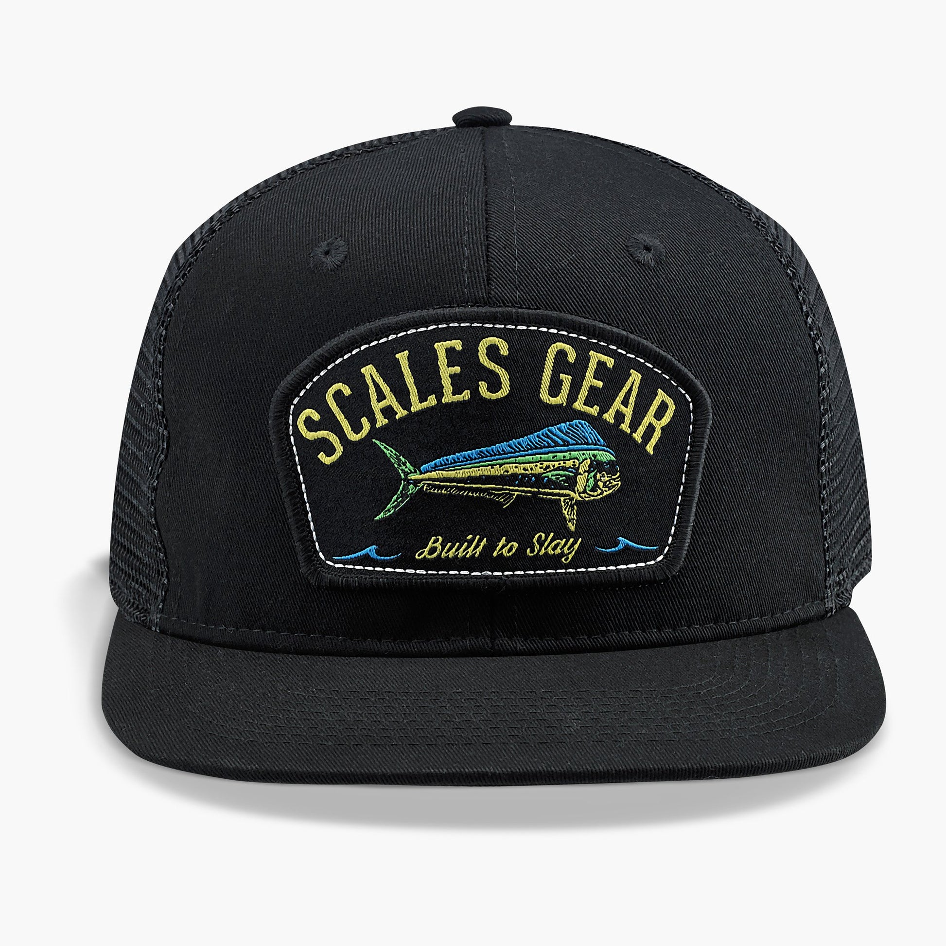 SCALES Slay Mahi Trucker Hat - Black Mens Hat