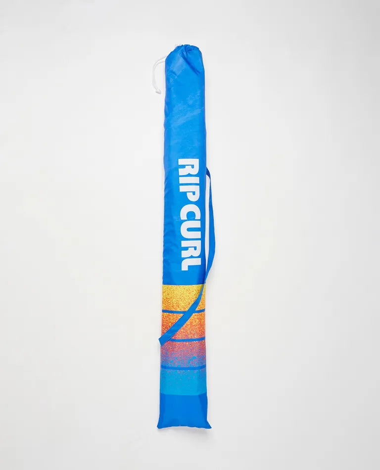 Rip Curl Surf Revival Beach Umbrella Print - Royal Blue Outdoor Umbrellas & Sunshades