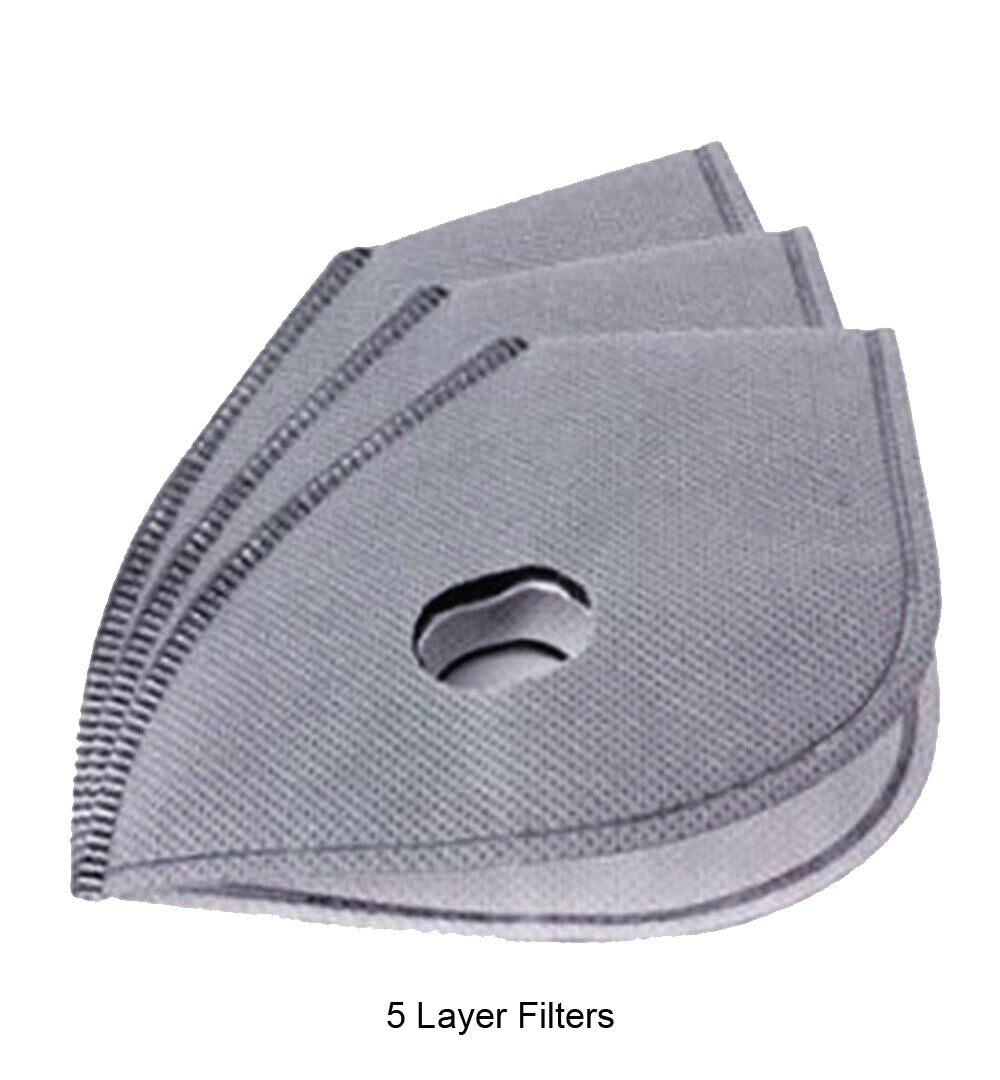 Cycle Mask Filters for Face Masks with removable filters 3 - 6 -9 pack "IN STOCK " Face Mask