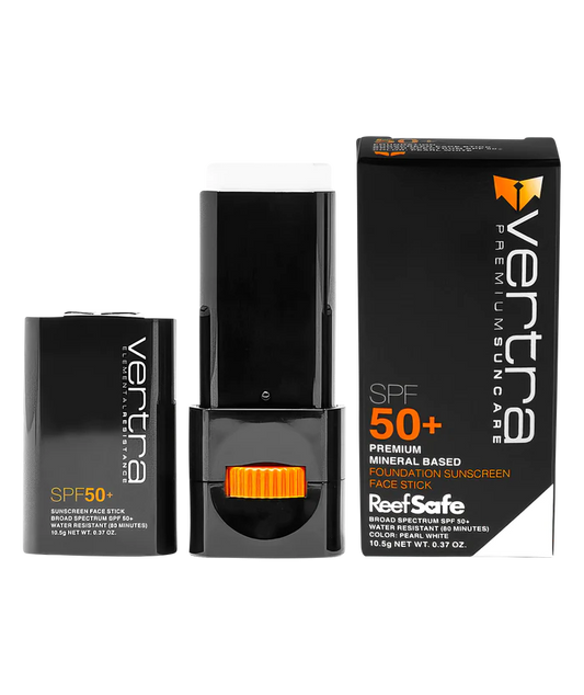 VERTRA Pearl White FACE STICK SPF 50+ FACE STICK - White Sunscreen