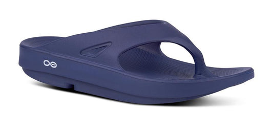 Oofos Original Mens Comfort Recovery Sandals - Navy Mens Footwear