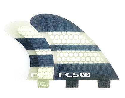 FCS V2 PC Tri-Quad Fin Set Fins