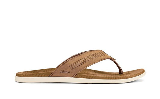 Olukai Hawai'iloa Kia Ihu Mens Sandals - Fox/ Golden Sand Mens Footwear