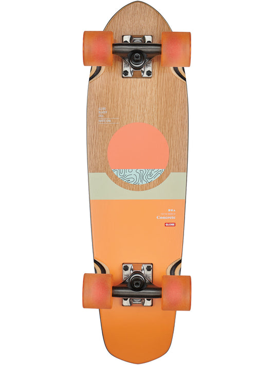 Globe Blazer 26" Cruiser board - White Oak/Concrete Complete Skateboard