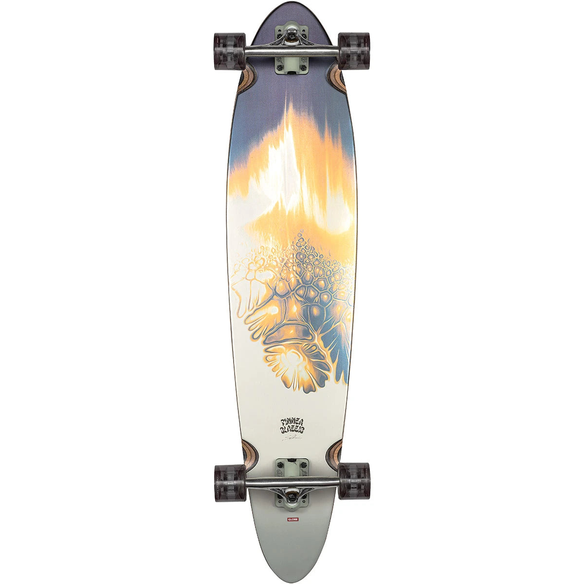 Globe Pinner Classic Complete Longboard Skateboard - Gold Vein Longboard Skateboard