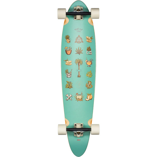 Globe Pinner Classic Complete Longboard Skateboard - Half Cut Longboard Skateboard